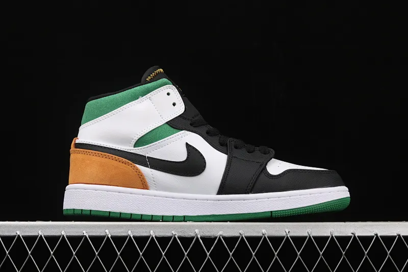All categories Air Jordan Jordan series basketball shoes Air Jordan 1 Mid Air Jordan 1 Mid AJ1 Joe 1 mid-top gold medal color matching 852542-101